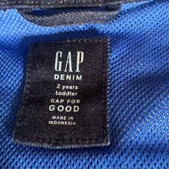 Gap 2T hooded Denim Cameo Jacket - Picture 3 of 7